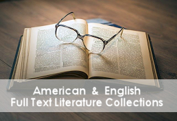 American and English full text literature collections icon