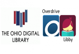 Logos for Ohio Digital Library, OverDrive, and Libby